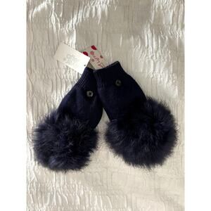 Ever After Bari Lynn Faux Fur Girls Fingerless Gloves One Size